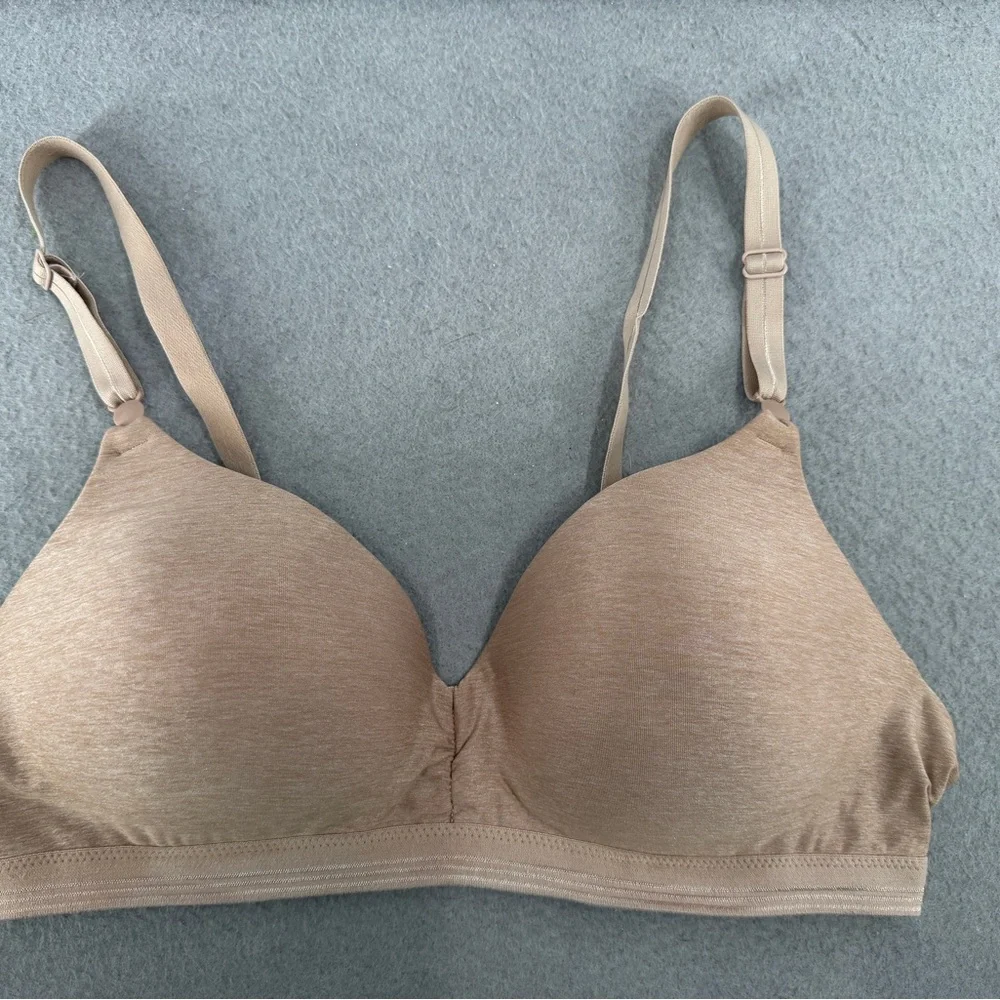 Warners All you Need Nursing Bra Size 36B Women’s Wirefree lightly Padded Nude‎